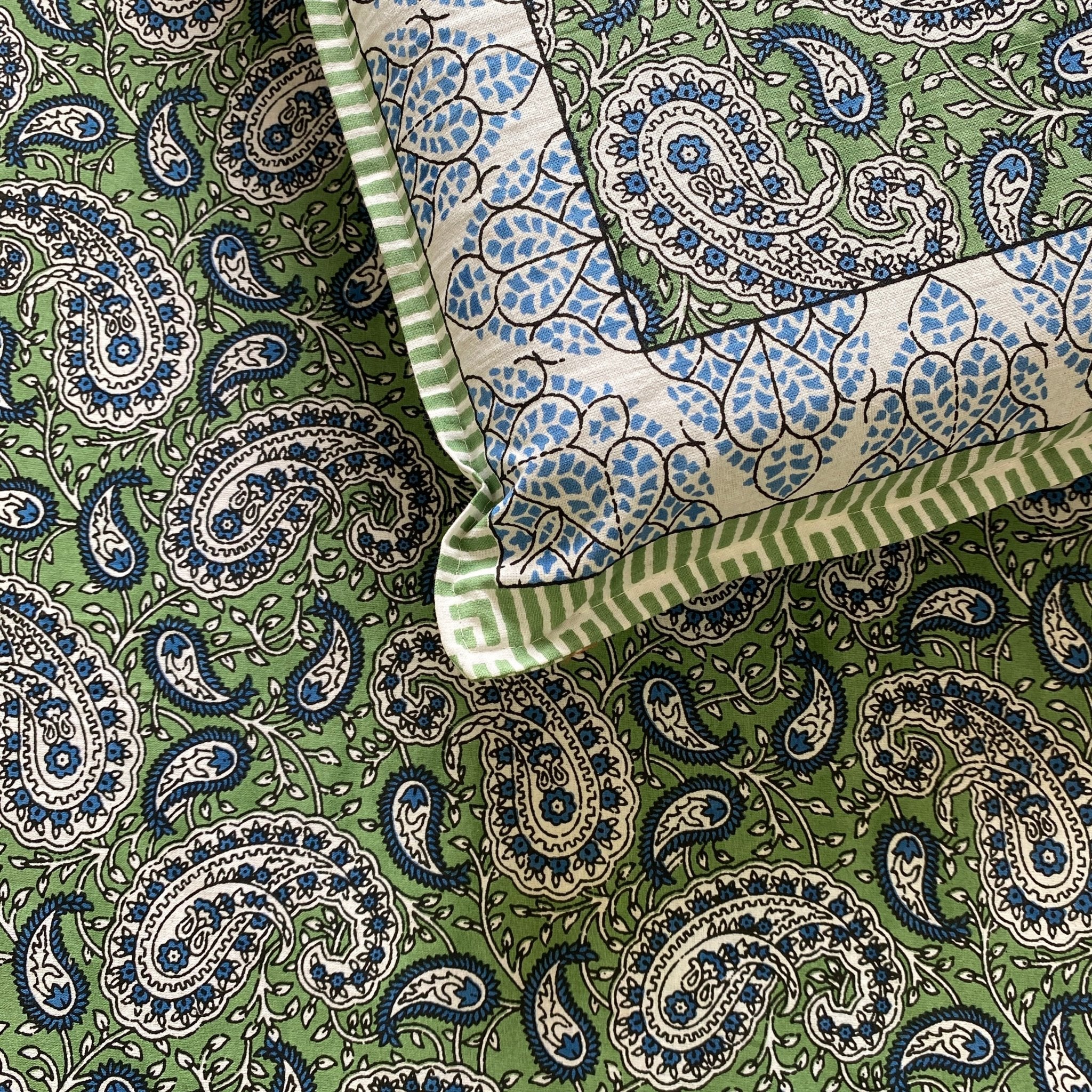 Panna Bedsheet Set 100% Cotton, King Size, 100" x 108" - Coral Slub -